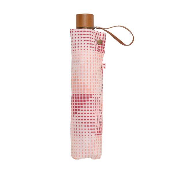 marie claire(マリ・クレール)/PARIS 幾何柄 ミニ折傘 ピンク 55cm 婦人 M...