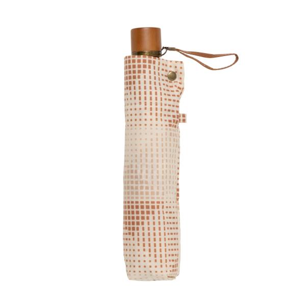 marie claire(マリ・クレール)/PARIS 幾何柄 ミニ折傘 ベージュ 55cm 婦人 ...