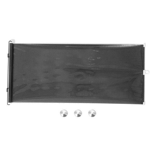 ledmomo 車用サンシェード フロントガラスシェード 吸盤式 自動伸縮 40x125cm