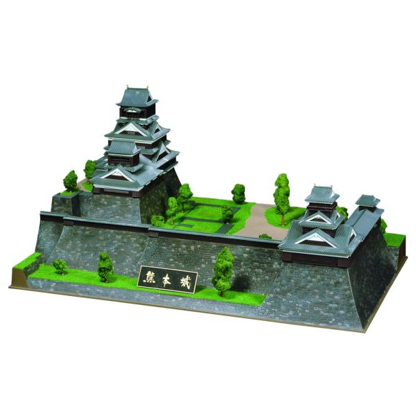 童友社 1/350 日本の名城 デラックス 熊本城 プラモデル DX-7 成形色