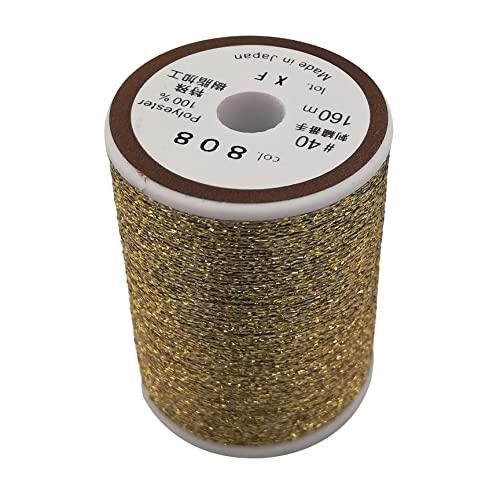 DARUMA メタリックスレッド #40/160m 01-0700 Col.808 アンティークゴー...