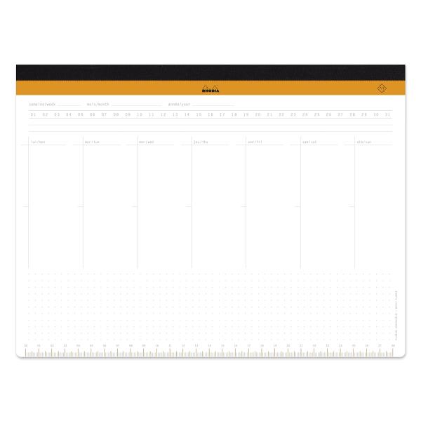 Rhodia メモ帳 デスクパッド スケジュール帳 『ウィークリーデスクプランナー』 A4+(29....