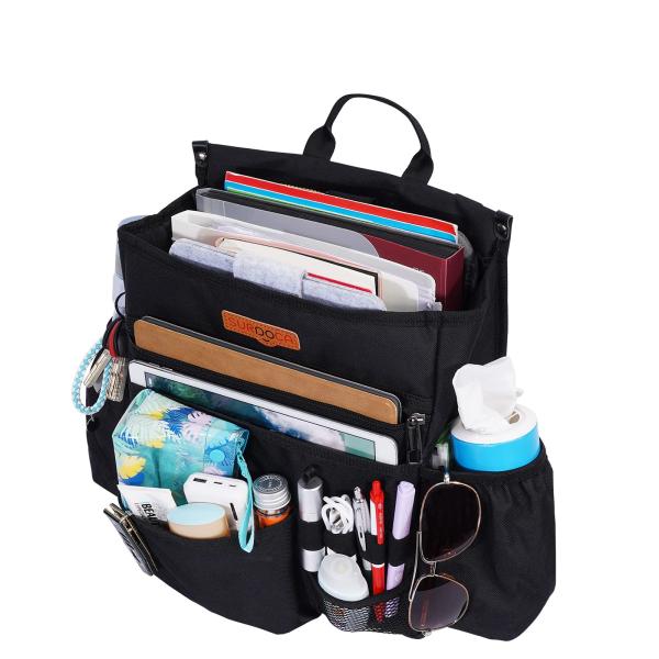 SURDOCA 車 収納ポケット 助手席 収納 多機能助手席 荷物置き 携帯用シートバックポケット ...