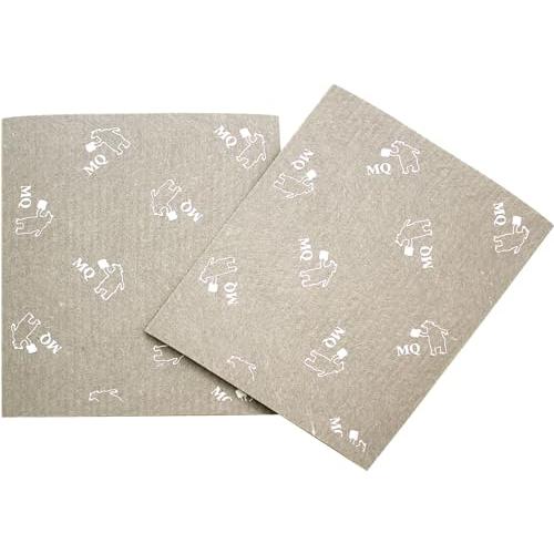 ecomfortHouse MQスポンジワイプ 白クマGY 24g 2枚