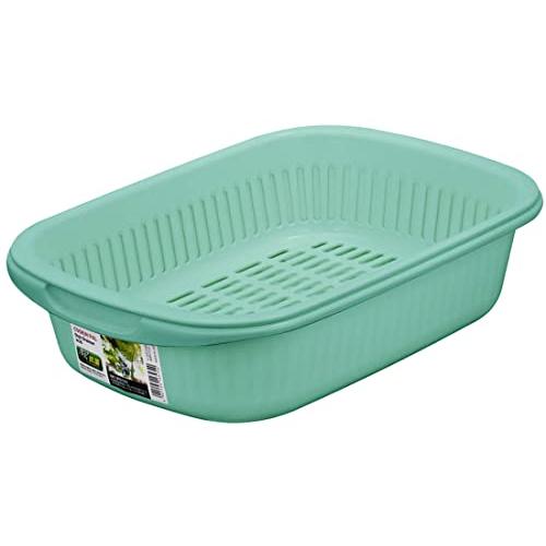 岩崎工業 水切りかご ペパーミント グリーン 日本製 K-1657 PMG