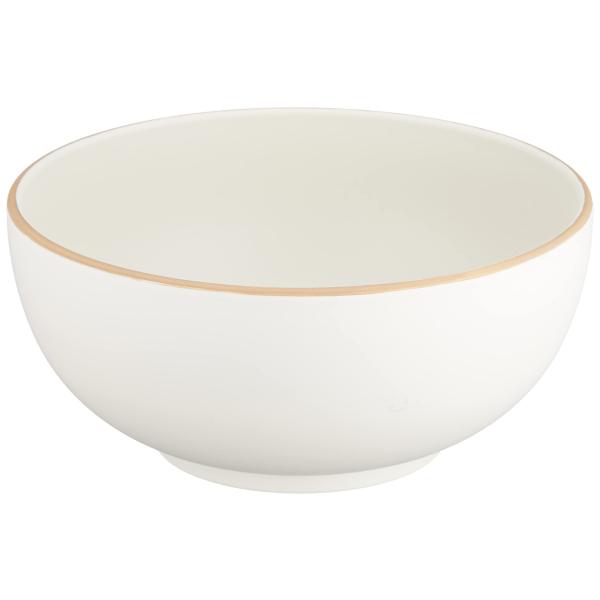 宮本産業 エッジライン 麺どんぶり WH サイズ:約φ18.5 H8.5 133110