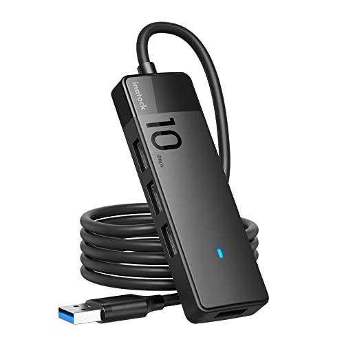 Inateck USB 3.2 Gen 2(USB3.1 Gen 2) USBハブ、4つのUSB A...