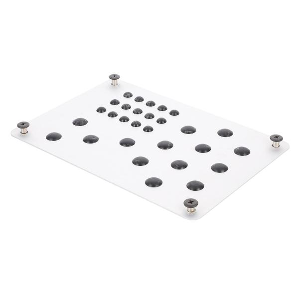 POPETPOP 車載用フロアマット ヒールプレート ヒールマット フットプレート 滑り止め機能 軽...