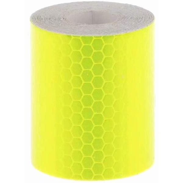 Pclife 反射テープ 夜間 蛍光テープ 屋外 防水 安全表示テープ 反射シール コンクリート 蛍...