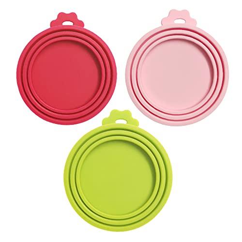 YFFSFDC ペット用 缶詰の蓋 閉缶詰蓋 猫缶フタ 犬缶フタシリコン 蓋キャップ シリコンラップ...