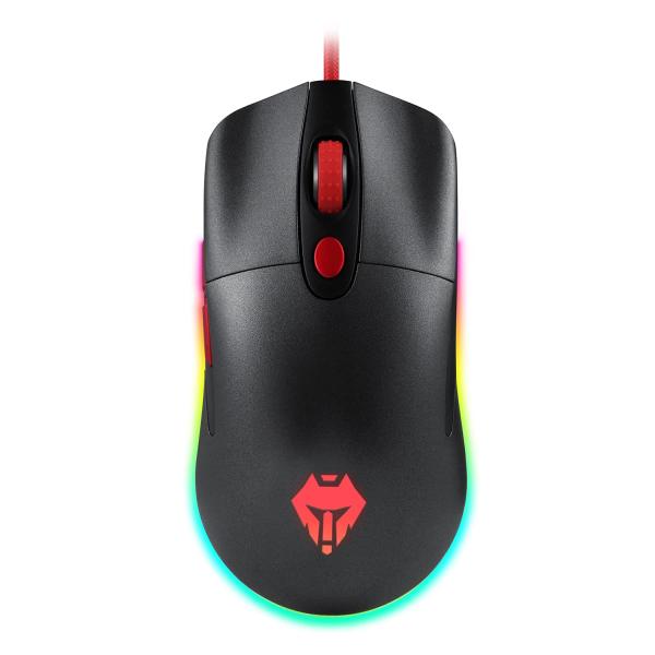 マウス ゲーミングマウス 有線 光学式マウス RGB 6段調節DPI 8ボタン 軽量76g ゲームマ...