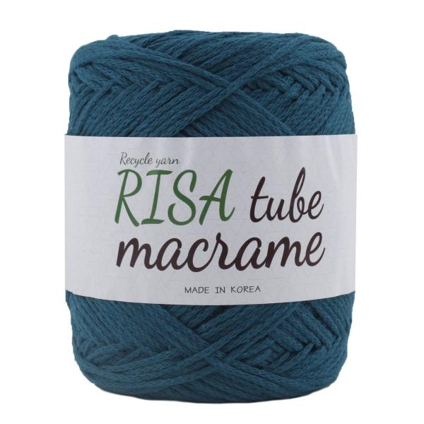 Risa Tube マクラメ 綿 手編糸 コットン 2mm x 320m, 250g