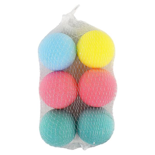 スポンジボール６個入り サイズ直径6cm