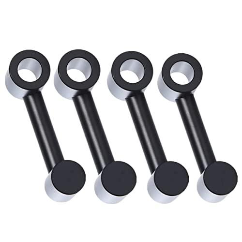 Zukida 車のフック 金属フック アルミニウム合金素材と驚くべき製造プロセスは 2パック自動後部...