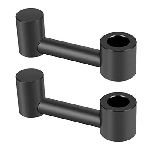 Zukida 車のフック 金属フック アルミニウム合金素材と驚くべき製造プロセスは 2パック自動後部...