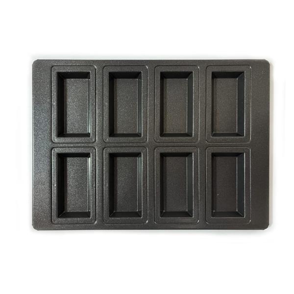 松永製作所 MBテフロン加工 フィナンシェ天板8P 黒