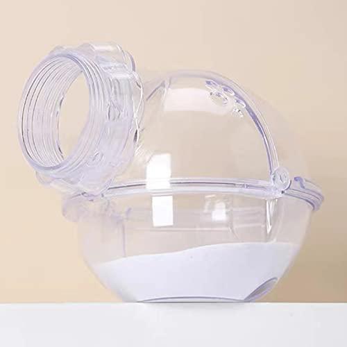 Ifukens ハムスター トイレ 外付け 砂浴び容器 チンチラ ゴールデンハムスター ケージ バス...