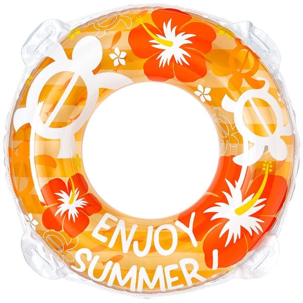 イガラシ 浮き輪 ホヌハイビウキワ（オレンジ） 70cm RLA-870V