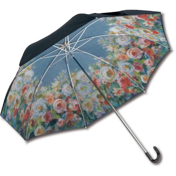 ユーパワー アーチストブルーム 折りたたみ傘/晴雨兼用 ダンフイ・ナイ「ジョイオブガーデン」