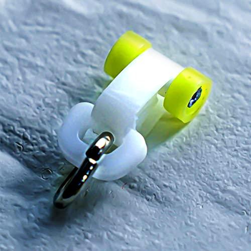 irohaカーテン 後入れ カーテンランナー 10個入り ローラー径約6ｍｍ C型対応 溝幅6.5m...