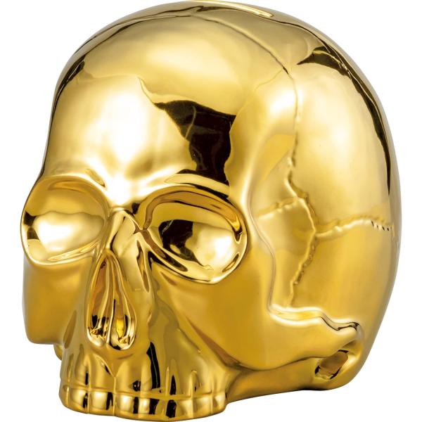 おもしろ雑貨 貯金箱 約15cm 骸骨 SAN3782