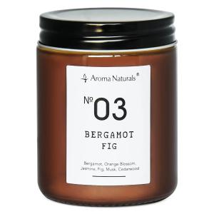 Aroma Naturalsアロマキャンドル ベルガモットフィグの香り大豆ワックスキャンドル 35時間ジャーキャンドル プレゼント(Bergamot｜goodzero