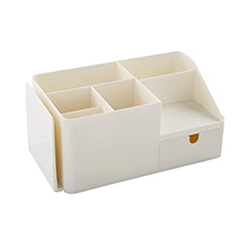 卓上収納ボックス 本立て デスク棚 収納 多機能 大容量 スライド 2段ラック 仕切り 収納ボックス...