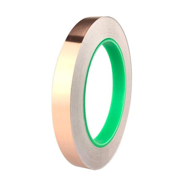 YFFSFDC 銅テープ 導電性銅箔粘着テープ 両面導電性 銅箔テープ 金属テープ 幅10mm×長さ...