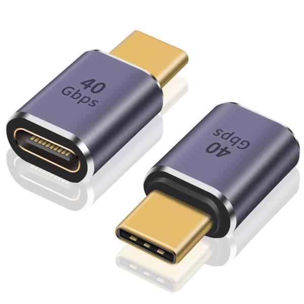 Poyiccot USB Type-c 延長アダプタ、40Gbps タイプc 延長 コネクタ高速転送...