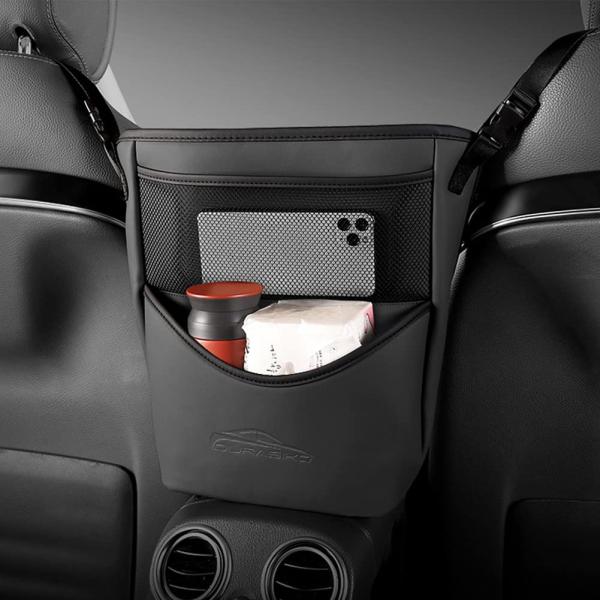 DURASIKO 車載収納ポケット 収納袋 車ペットバリア 車用ドライブセーフティーネット 車内用防...