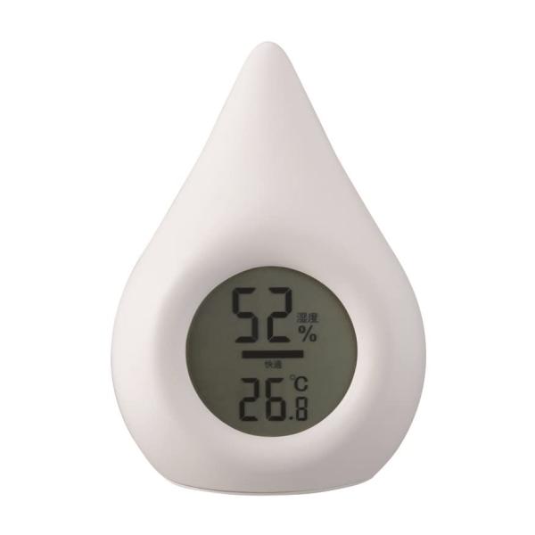 APIX アピックス SHIZUKU デジタル温湿度計 AHM-140WH ホワイト