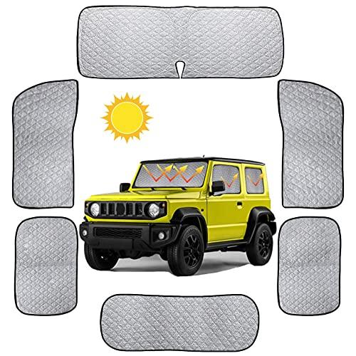 2022 新型 車用 サンシェード スズキ ジムニー リア用 車中泊 仮眠 マルチサンシェード 断熱...