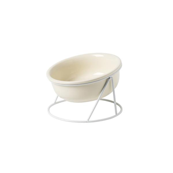 Barney's Edge猫 食器 陶器 15度の傾斜 食べやすい 頸椎を保護する 犬 食器 餌入れ...