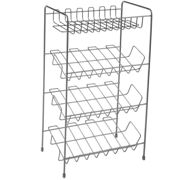 錆びに強い浴室ラック お風呂ラック シャンプーラック (4段) オールステンレス製 バスラック ボト...
