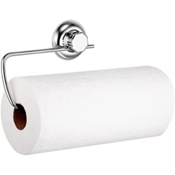 EINEY キッチンペーパーホルダー 吸盤 真空吸着 タオルホルダー ペーパーホルダー タオル 掛け...