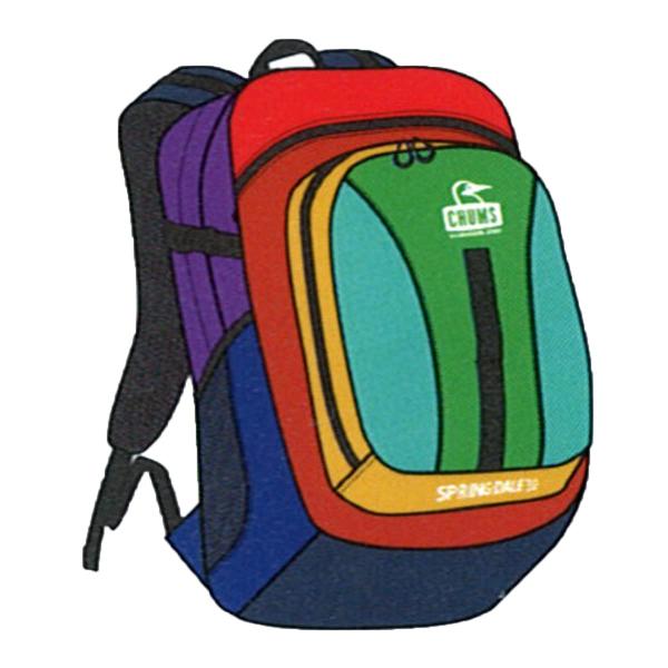 [チャムス] Day Pack Spring Dale 30 メンズ Green Crazy