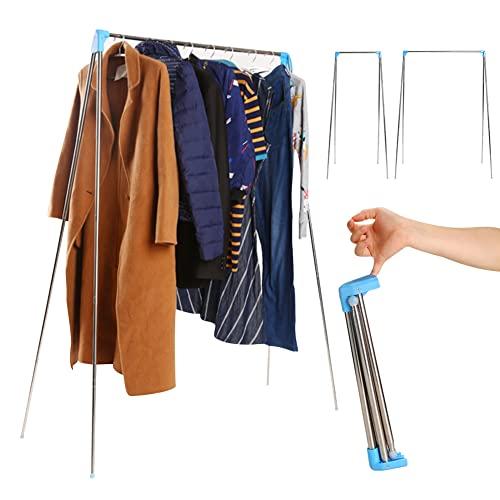 [折りたたみ式・設置不要]Aseech 室内物干し 洗濯物干し 布団干し 伸縮タイプ 工具不要 62...