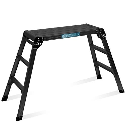 SPIEEK 足場台 脚立 洗車台 踏み台 脚立台 アルミ ステップ台 高さ70cm 耐荷重150k...