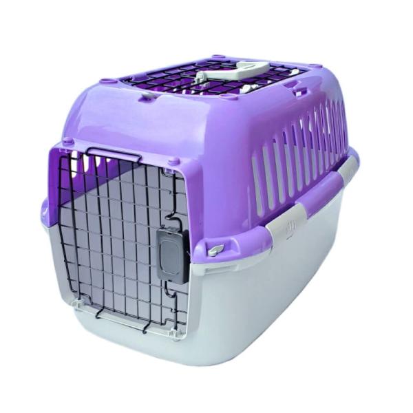 ファンタジーワールド M OPEN パープル 犬、猫 ペット用 キャリーケース ハードタイプ 耐荷重...