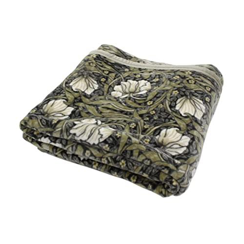 ロマンス小杉 ピンパーネル アクリル ニューマイヤー毛布 グリーン