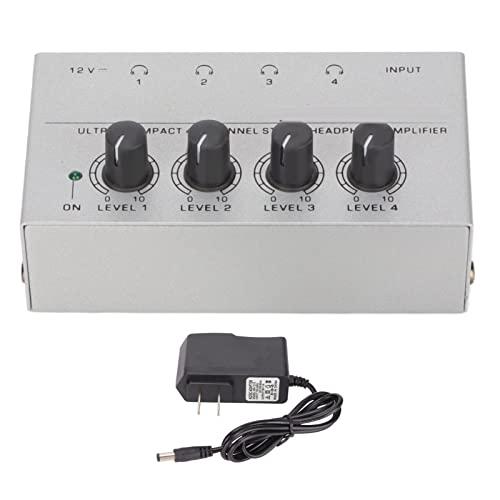HA400 超低ノイズ ヘッドフォン アンプ、4 チャンネル ステレオ メタル オーディオ アンプ、...