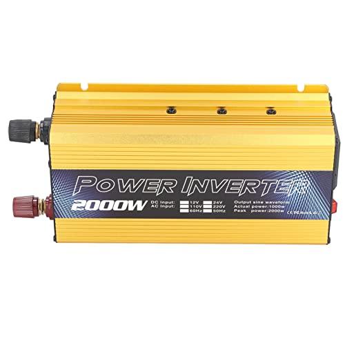 Bublee 2000Wパワーインバーター ゴールド 110V