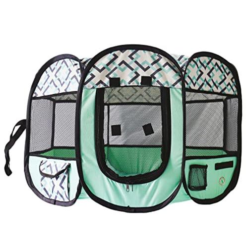 Benebomoペットサークル 折りたたみ 犬 ケージ メッシュサークル ペットテント プレイサーク...