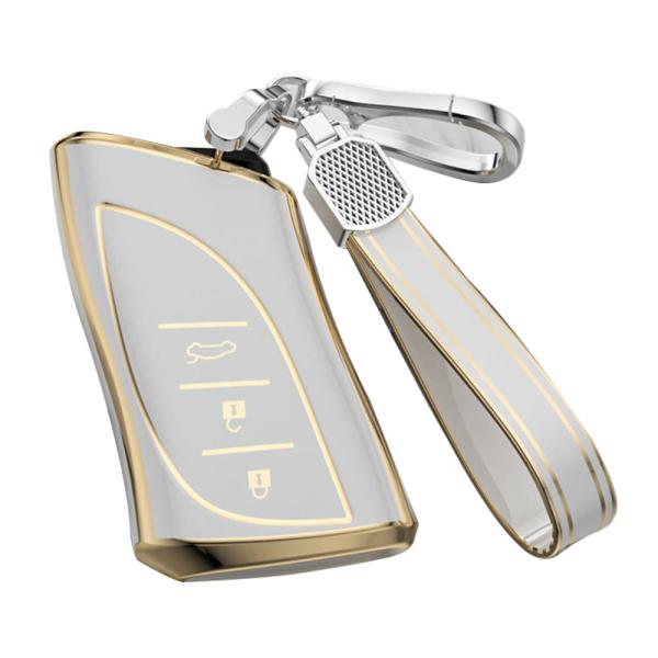 [KUNIO] レクサス専用 キーケース キーホルダー 軽量 TPU Lexus ES ES300h...