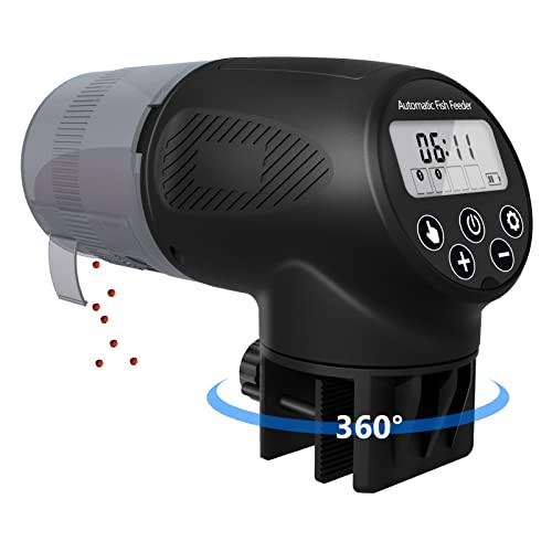 Aoyar 自動給餌器 魚 熱帯魚 メダカ カメ 餌やり機: 金魚 オートフィーダー 水槽 静音 配...