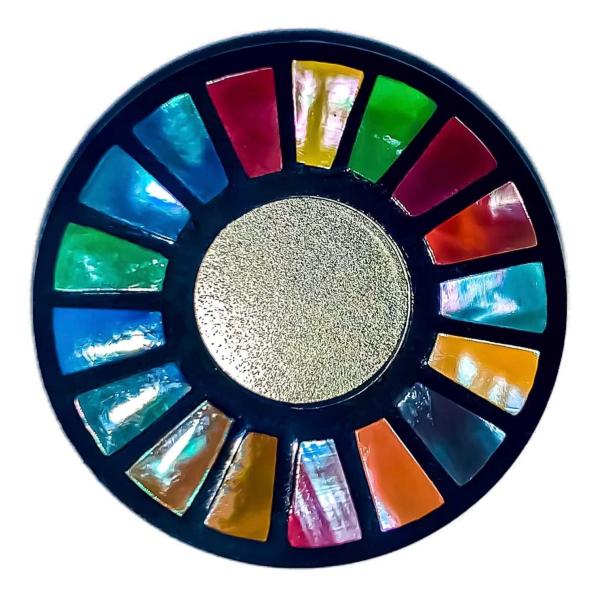 螺鈿 SDGs バッジ ピンバッジタイプ