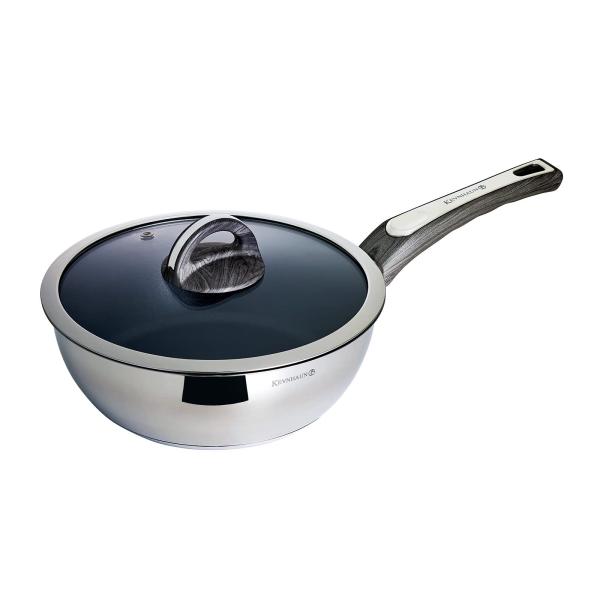 ケヴンハウン(Kevnhaun) KEVNHAUNステンレスディープパン24cm KVDP24 フッ...