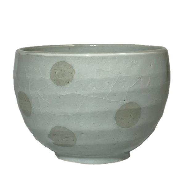 日本陶彩 粉引水玉 いっぷく碗 Ｂ40753090