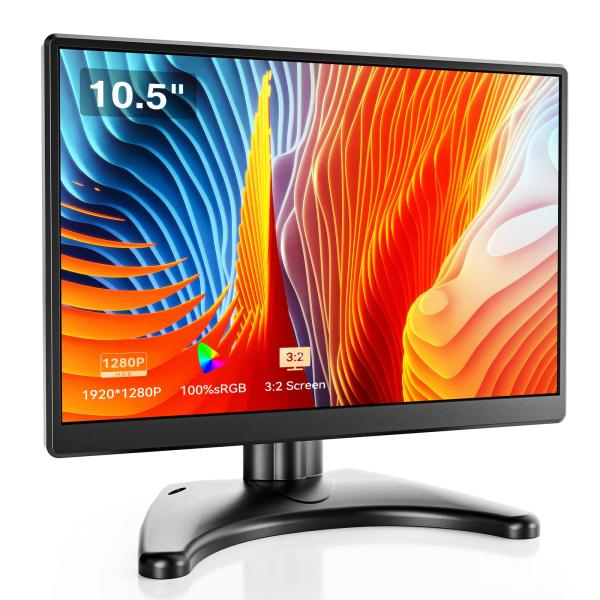 小型モニター 10.5インチモニター 1920x1280解像度 Eyoyo HDMモニター100% ...