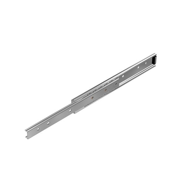 日本スライド工業 スライドレール 中軽量用 シングルタイプ 幅27mm 長さ500mm 引抜タイプ ...